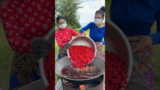 How to cook chili sauce recipe shortvideo shorts food recipe cooking [upl. by Anitsim153]