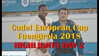 Cadet European Cup Fuengirola 2018  HIGHLIGHTS DAY 2 [upl. by Adnana800]