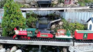 EZTech Christmas Train With Action Cars [upl. by Ahar]