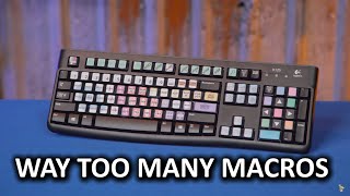 DIY 87Key Macro Keyboard  Because he has too many keyboard shortcuts [upl. by Alboran]