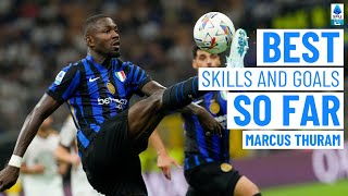 BEST Skills and Goals SO FAR  Marcus THURAM  Serie A 202425 [upl. by Cornwall288]