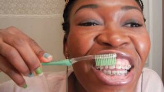 25 step by step guide BRUSHING TEETH WITH BRACES ON part2 [upl. by Andris]