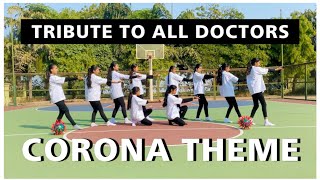 Corona Theme Act  Patriotic Dance Drama  Tribute To All Doctors  Saket International School Anjad [upl. by Gar]