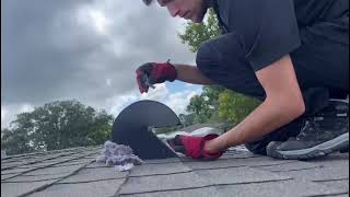 Dryer vent Cleaning rooftop Service [upl. by Ahsok]