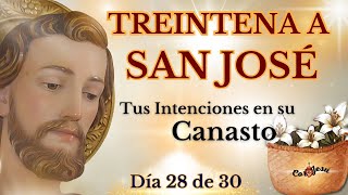 🔴🧺DÍA 28  TREINTENA A SAN JOSÉ🪵 CANASTO DE SAN JOSÉ [upl. by Tracy]