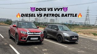 DRAG RACE SWIFT VS BREZZA👌🏼जो सोचा वो ही हुआ🤝 [upl. by Ahsilra]