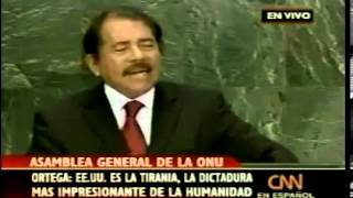 25 Sep 2007 Daniel Ortega en la ONU [upl. by Ihcelek]