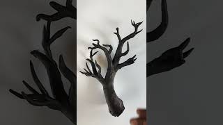 Dry clay tree painting 🌳😯 [upl. by Marentic]