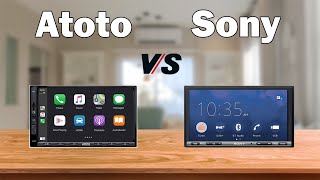 Sony AX3005 VS Atoto Starter Head Unit Comparison [upl. by Bolen797]