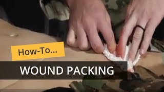 Hemostatic Gauze  Wound Packing [upl. by Corwun]