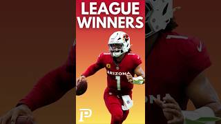 FANTASY FOOTBALL LEAGUE WINNERS TOP 3 QBs nfl fantasyfootball [upl. by Marian]