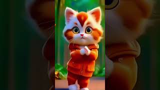 Haye dil bechara Ai cute cat dancing ai cat catlovers dancing trending shorts [upl. by Syramad]