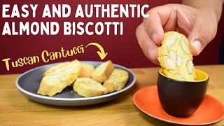 Make Biscotti Like An Italian Authentic Tuscan cantucci recipe [upl. by Hooke]