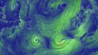 One Hundred Twenty Five Millibar Pressure Gradient Greenland To Gulf Of Mexico [upl. by Roberto499]