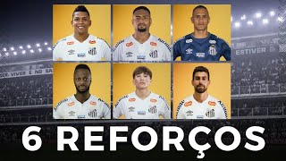 OS 6 REFORÇOS DO SANTOS NESSA JANELA DO MEIO DO ANO 2024 [upl. by Onil622]