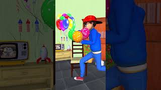 BALLOON POP CHALLENGE How many did they pop funny shorts [upl. by Timothea551]