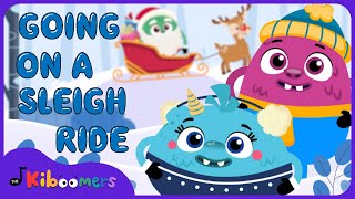 Were Going on a Sleigh Ride Hunt Song  The Kiboomers Christmas Songs for Kids [upl. by Godspeed]