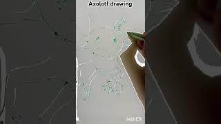 Draw an axolotl🦎easyaxolotl🦎drawingfor beginners✍axolotldrawing🦎🔥 [upl. by Kreg]