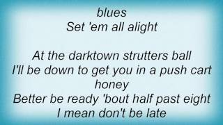 Ella Fitzgerald  Darktown Strutters Ball Lyrics [upl. by Cosmo]