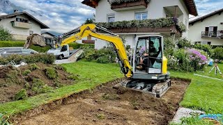 Poolaushub mit Wacker Neuson 😎💪💪 wackerneuson pool bagger tirol sommer baustelle excavator [upl. by Edeline]