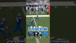 Raymond 90 YD PUNT RETURN TOUCHDOWN Lions 💥💥💥💥💥💥 [upl. by Analrahc638]