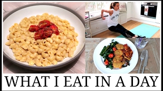 17 What I Eat In A Day  VEGAN Mac  Cheese Recipe [upl. by Adnileb]