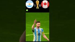 Argentina vs Canada Hardest😬😭 Penaltyshootout pes24 efootball2024 efootball2023 viral shorts [upl. by Lancey281]