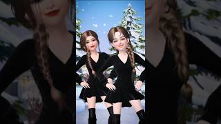 copines remix dance trend zepetoxanime zepetoedit twins [upl. by Kenison]