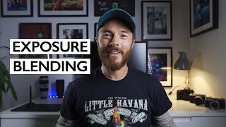 EXPOSURE BLENDING  Photoshop Tutorial with Location Photoshoot 2020 [upl. by Aelak]