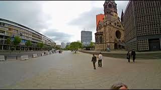 Berlin Am Kurfürstendamm Breitscheidplatz Gedächtniskirche in 360° [upl. by Niroht]