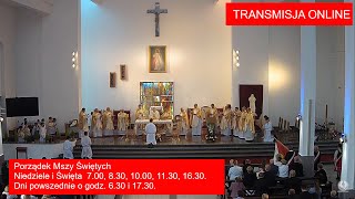 Kościół Miłosierdzia Bożego w Starym Sączu  Transmisja LIVE  Na Żywo [upl. by Nemaj]