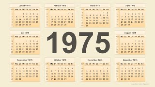 Kalender 1975 [upl. by Jarek828]