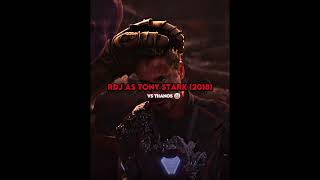 RDJ as Tony Stark vs Thanos  Avengers Endgame 2018  iron man vs Thanos fight scene [upl. by Dahc]