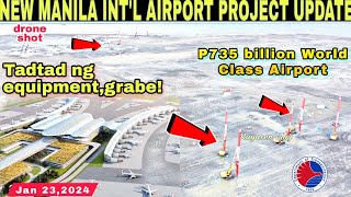 Tadtad na NEW MANILA INTL AIRPORTBulacan AirportSMC PROJECTJan 232024build3xbuildbettermore [upl. by Isolde811]