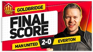 JOB DONE MANCHESTER UNITED 20 EVERTON GOLDBRIDGE Reaction [upl. by Faxun]