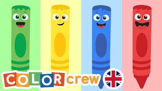 Toddler Learning Video  Color Crew  All Colours  BabyFirst Learn Colors ABCs Rhymes amp More ​ [upl. by Dnomder]