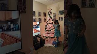 Putting up our christmas tree christmas family love [upl. by Akerahs]