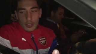 Hector Bellerin Leaving The Emirates after Arsenal v Southampton [upl. by Gut260]