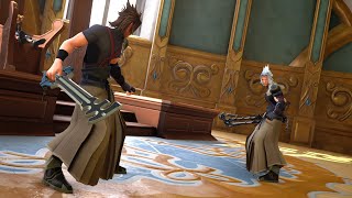 KH3 MODS Terra vs Terranort Land Of Departure [upl. by Allisirp]