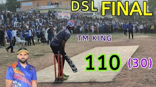 DSL FINALTM👈😎TAMOUR MIRZANEED 110 RUNS IN 30 BALLSDSL FINAL MATCHTM BEST BATTING👑👈😎💯 [upl. by Enahc]