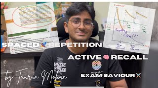 Exam saviour ⚔️ Unlocking 🔓 Spaced repetition amp Active recall Make it into the top 1 [upl. by Jephthah]