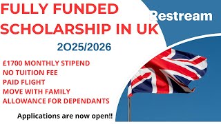 Fully Funded Scholarship UK Tutorial [upl. by Rovit185]