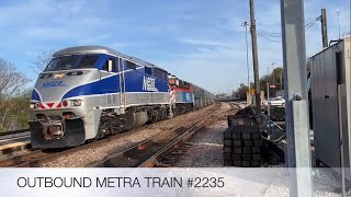 The Complete Metra Evening Rush Hour On The Alternate Schedule At Elgin On May 4 2022 [upl. by Vonnie]