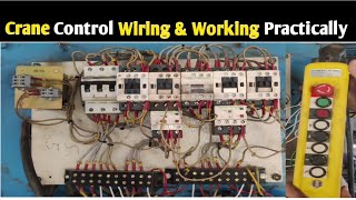 Electrical Hoist Wiring Diagram Crane Control Wiring Wiring and Working Crane Control Wiring [upl. by Etnuaed]