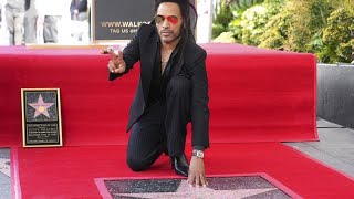 Musique  Lenny Kravitz obtient son étoile sur le quotWalk of Famequot [upl. by Divaj872]