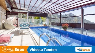 Villa Sude Isıtmalı Havuzlu Jakuzili Kiralık Villa  VillaHanemcom [upl. by Mayyahk]