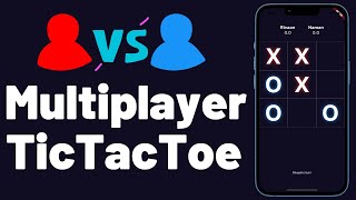 Multi Player TicTacToe Game App using Flutter Node Express and Socket  Full Stack Development [upl. by Larkins]