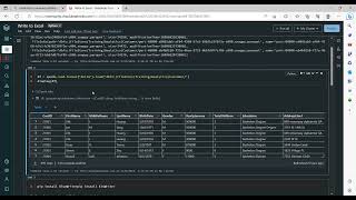 Write Pyspark data frame Into Excel [upl. by Faires]