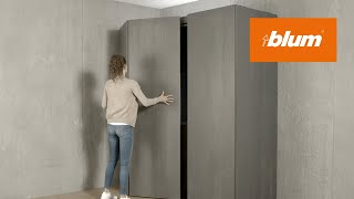 REVEGO duo  Pocket system for double door applications  Blum [upl. by Animas]