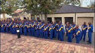 SAPS training college lifestyle SAPS tradition the greatest vibe sing police [upl. by Aicatsanna]